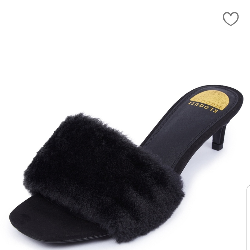 Black slippers